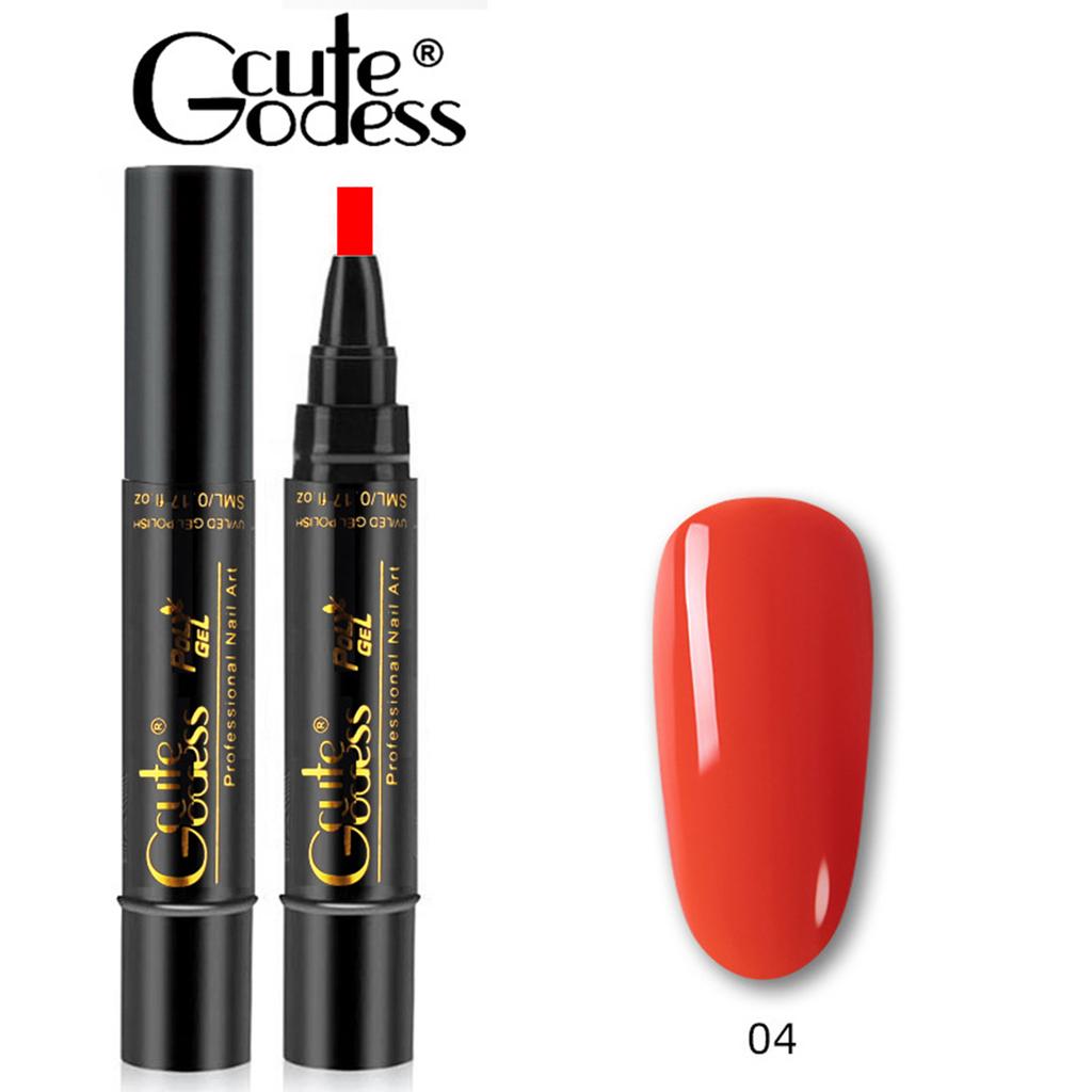 Pix pentru unghii cu gel 6 buc Pix cu gel pentru unghii cu un pas 3 în 1 Lampă UV LED pentru înmuiere Instrumente disponibile pentru arta unghiilor