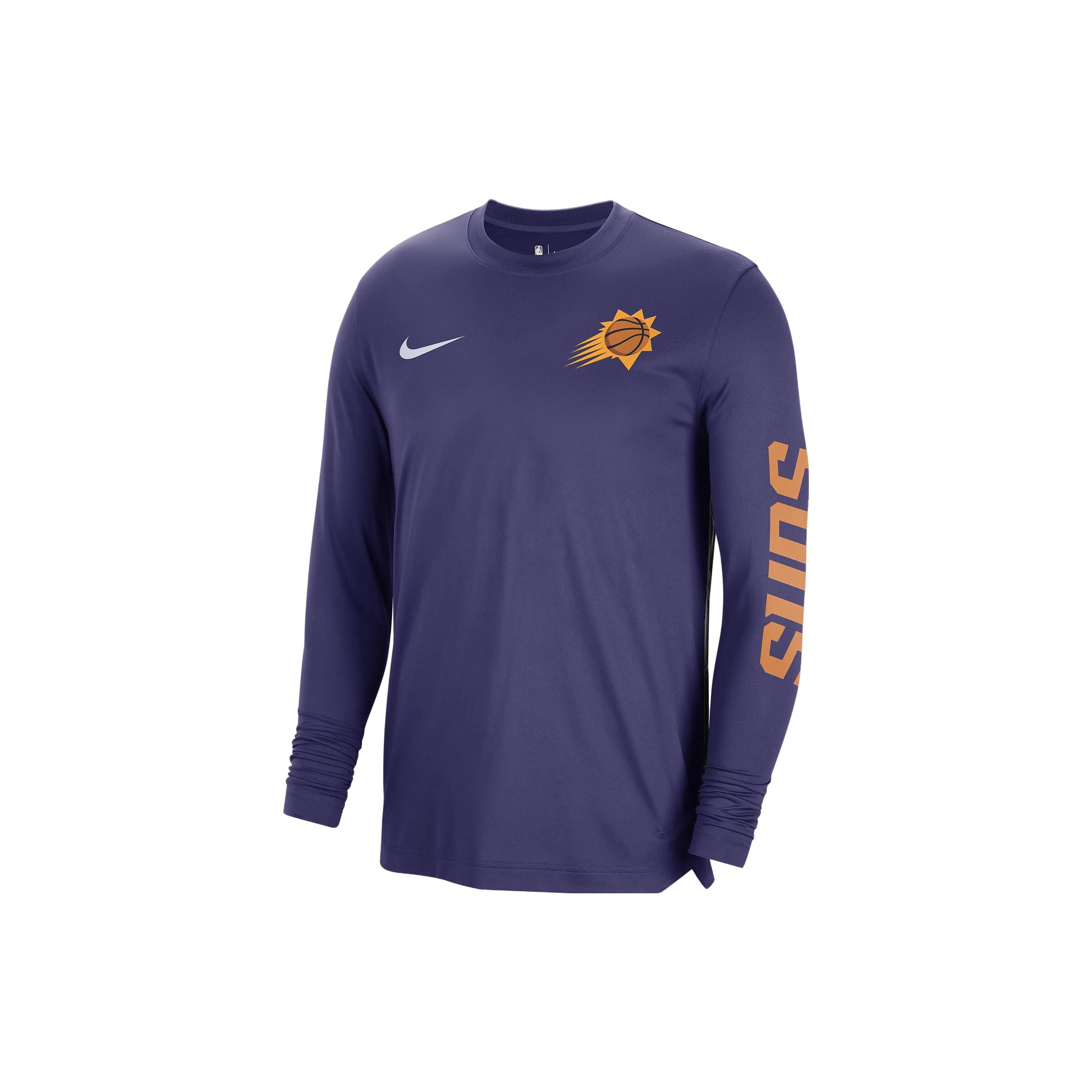 Nike x NBA Dri-FIT Brooklyn Nets Long Sleeve Pre-Game T-Shirt  Purple  Men s FB3490-566 M