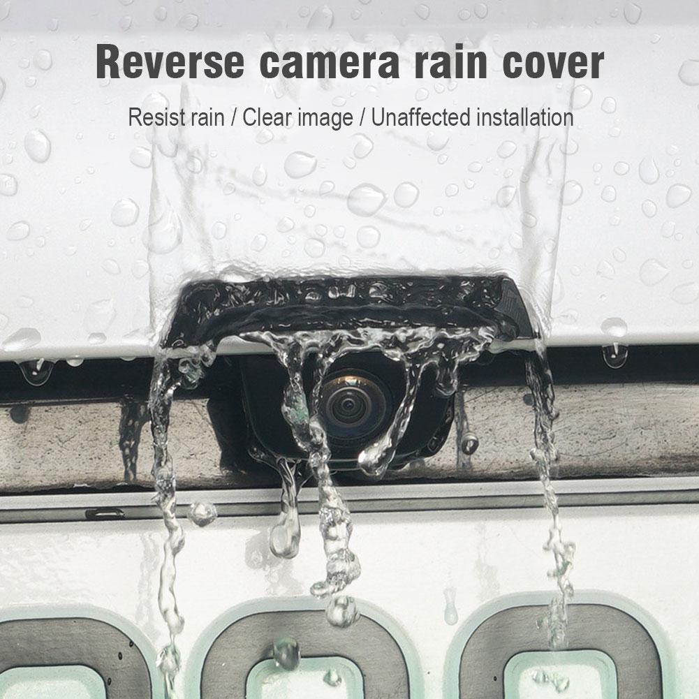 Car Reversing Camera Rain Cover Car Reversing Mirror Backup Camera Rain Shade Rainproof Waterproof Car Exterior Accessories