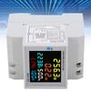 Household power digital voltmeter energy rail type 220V smart power meter ammeter voltmeter D52-2066 meter, ammeter, meter, single-phase AC40.0-300.0V