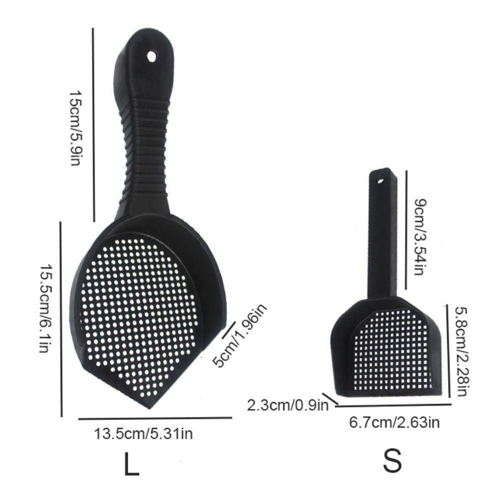 Small Holes Snake Sifter Scoop Hangable Cat Litter Shovel New Plastic Shovel