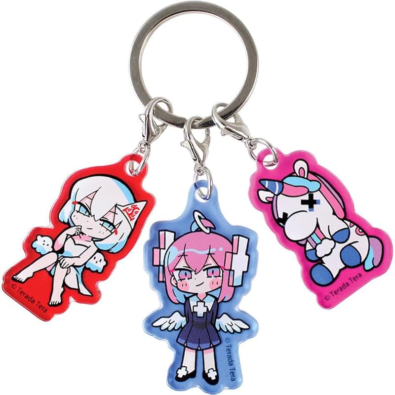 

Tease Factory Tera Terada 3 Charm Keychain TeradaTera′sWor TD-5546360TW