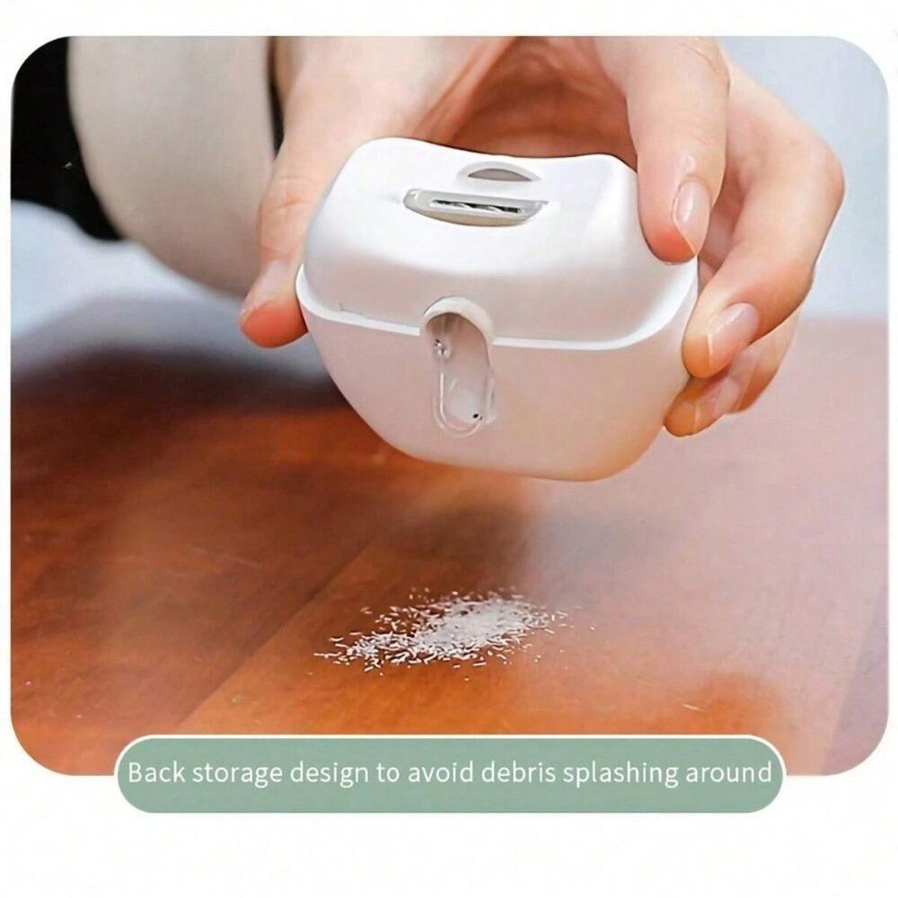 Electric Nail Clipper Rechargeable - Compact Portable Trimmer for Kids Adults Home Travel Auto-Sensing Safe Nail Care Tool