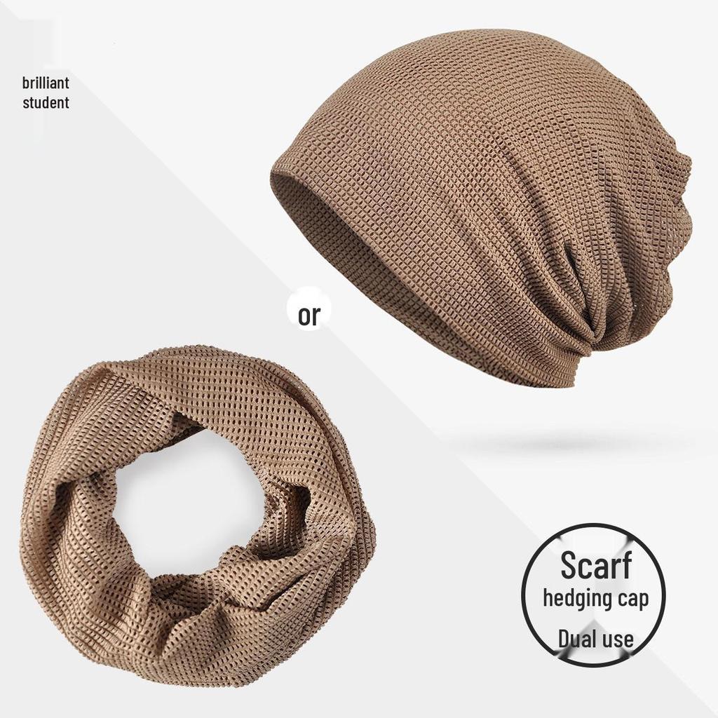 Unisex Brimless Mesh Pullover Hat for Spring/Summer - Cool, Soft & Breathable Japanese/Korean Style