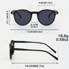 2 Pairs of Small Round Sunglasses Women Cute Skinny Eyewear Men Vintage Sunglasses