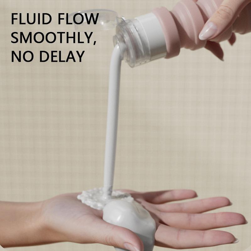 Silicone Dual Head Travel Dispenser Bottle Leak Proof Portable for Shampoo and Lotion Refillable Squeeze Tube Travel Essentials