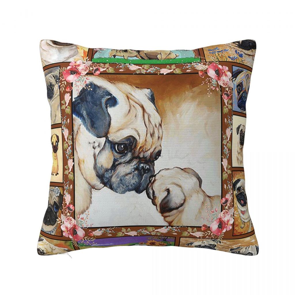 Cute Dachshunds Puppy Pillowcase Polyester Cushion Cover Gift Gift for Animal Dog Lover Throw Pillow Case Cover Seater