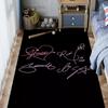 Blackpink Heartbeat Glow Teppichdruck Heimdekoration Schlafsaal Dekoration Zimmer Weihnachtsgeschenke