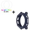 2-I-1 Deksel + Herdet Glass Film For Huami Amazfit Falcon TPU PC Skjermbeskytter & Støtfanger Beskyttelsesdeksel For Amazfit Falcon