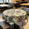 Dining Kitchen Party Event Family Gathering Small Round Cotton Tablecloth