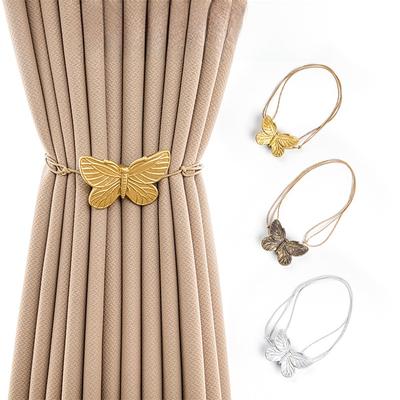 Elegant Butterfly Magnetic Curtain Tiebacks Modern Decorative Window Treatment Holdbacks