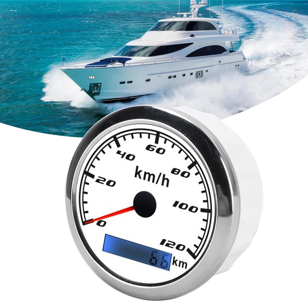 GPS meter Pointer Odometer 0120KM/H 0  KM IP67 932VDC   for Car Truck Boats