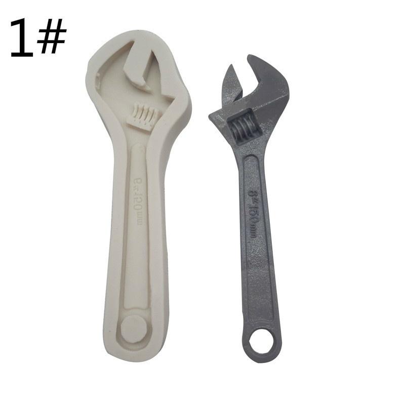 

Инструменты для украшения, силиконовая форма для помадки, гаечный ключ, форма для торта, тиски, инструменты для выпечки помадки, форма для выпечки «сделай сам» style 1