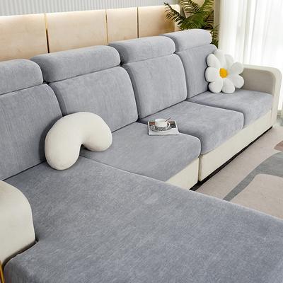 Chenille Sofa Four Seasons Thickened Elastic Sofa Cover Moisture-Proof Non-Slip Cover Anti-Cat Scratch All-Inclusive Sofa Cushion