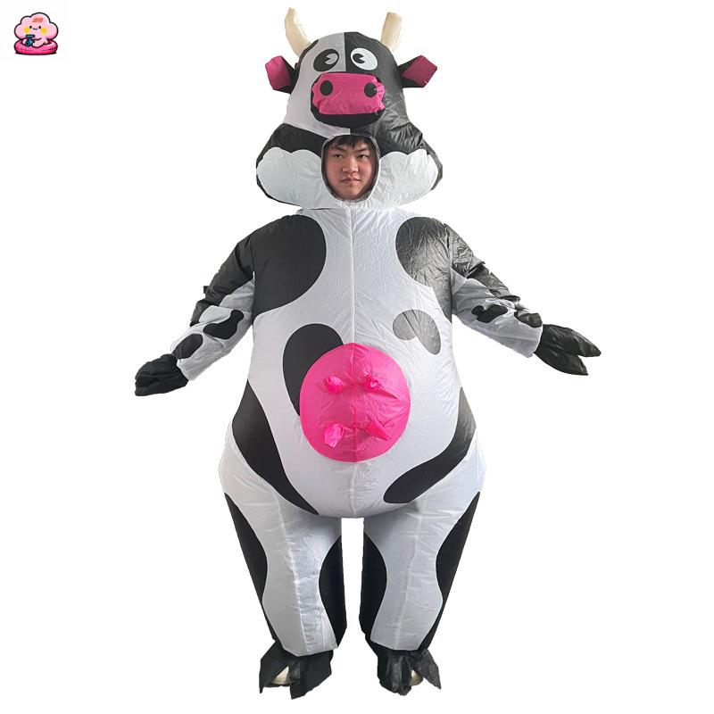 Inflatable Cute Cartoon Turkey Costume for Halloween and Parties