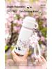 Sakura Panda 2024 Insulated Water Bottle with Lid - Large Capacity for School, Mini Cup for Girls