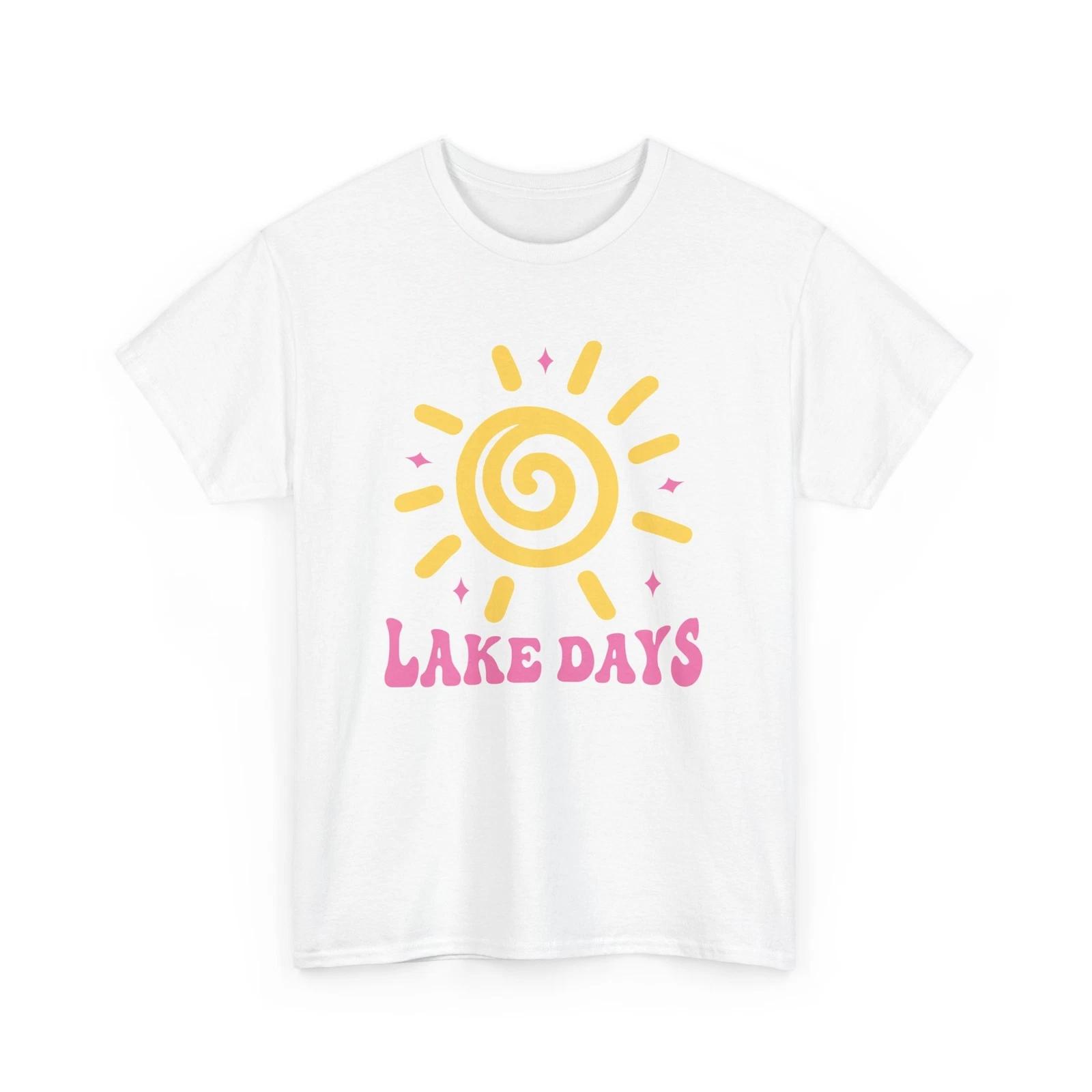 

Boat Waves Sun Rays Lake Days Shirt | Stay Cool T-Shirt | Fun & Trendy Summer 4XL