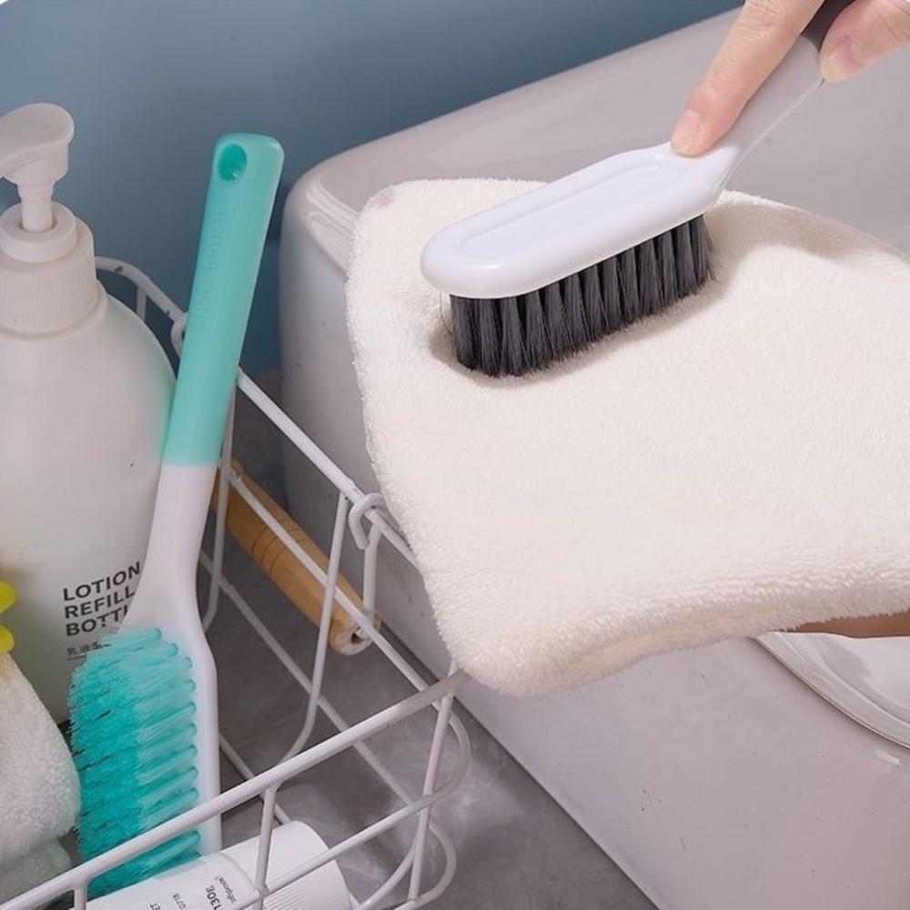Stain Removal Cleaning Brush Long-Handle Scrub Brush Portable Hard-Bristled Brush Shoes
