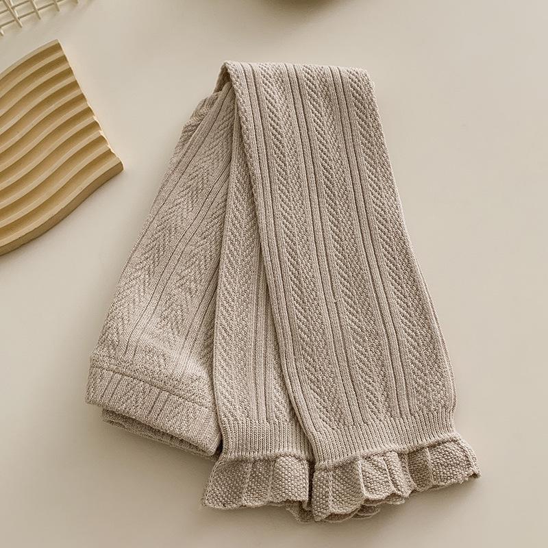 Mädchen Leggings mit Spitze in Uni - Frühling/Herbst Dünner Stil