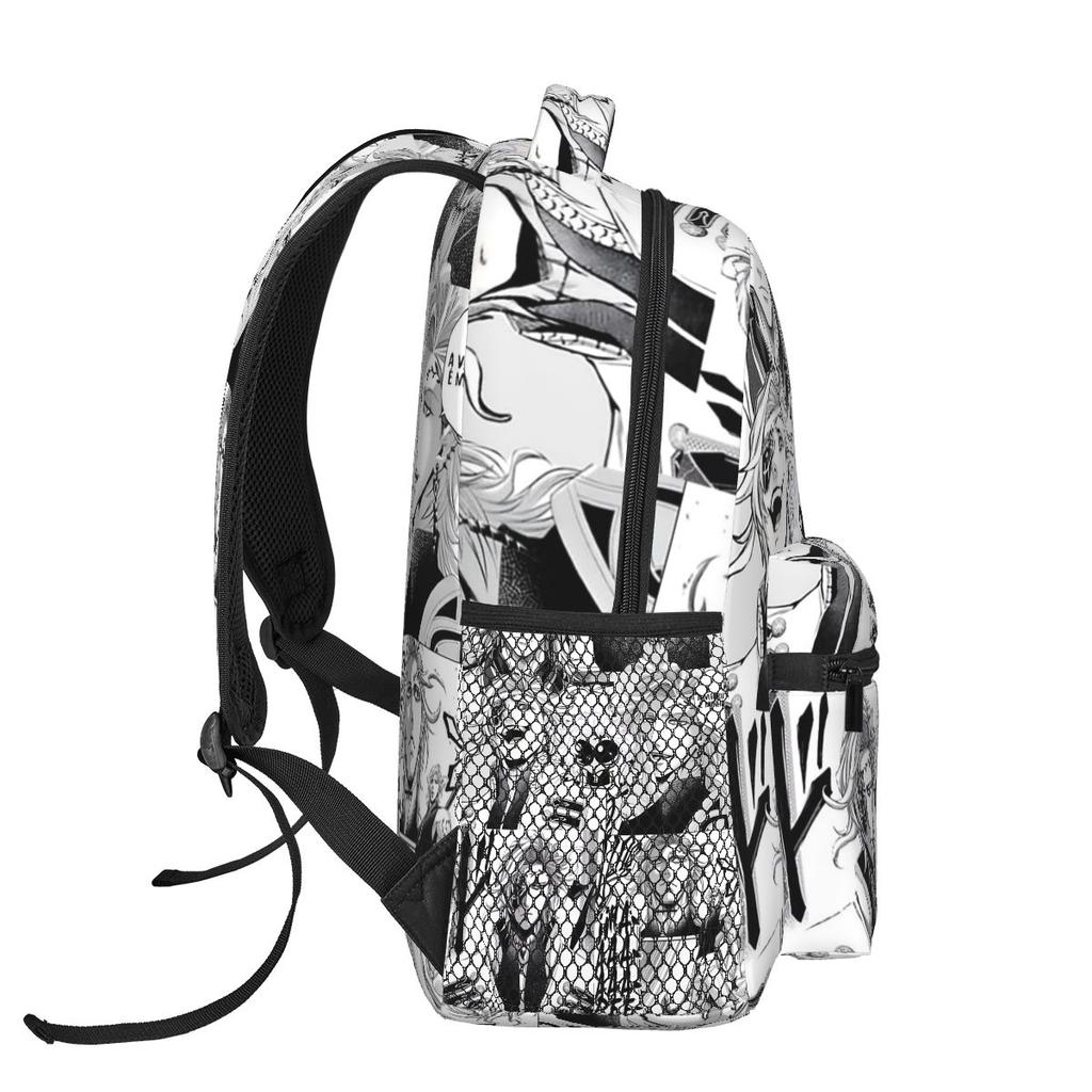 Record Of Ragnarok Hades Anime Student Backpack School Bag Hiking Travel Daypack for Men Women Fashion Bookbag Shoulder Bags
