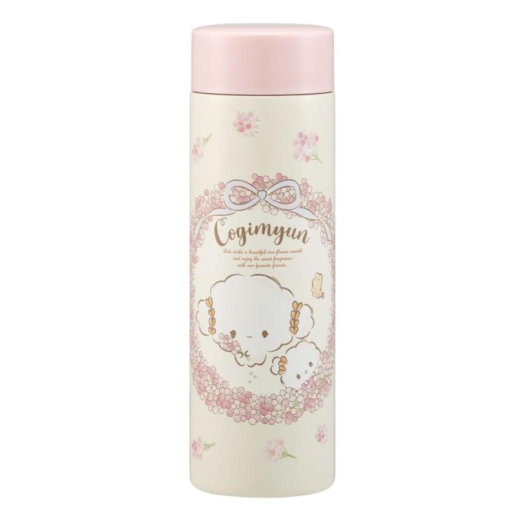 Skater Mug Kogimyun Flower Wreath Stainless Steel Water Bottle, Design, 350ml, Ultra-Lightweight Bottle, STYL4-A