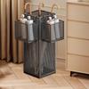 Convenient Iron Umbrella Holder with Ample Storage for Home