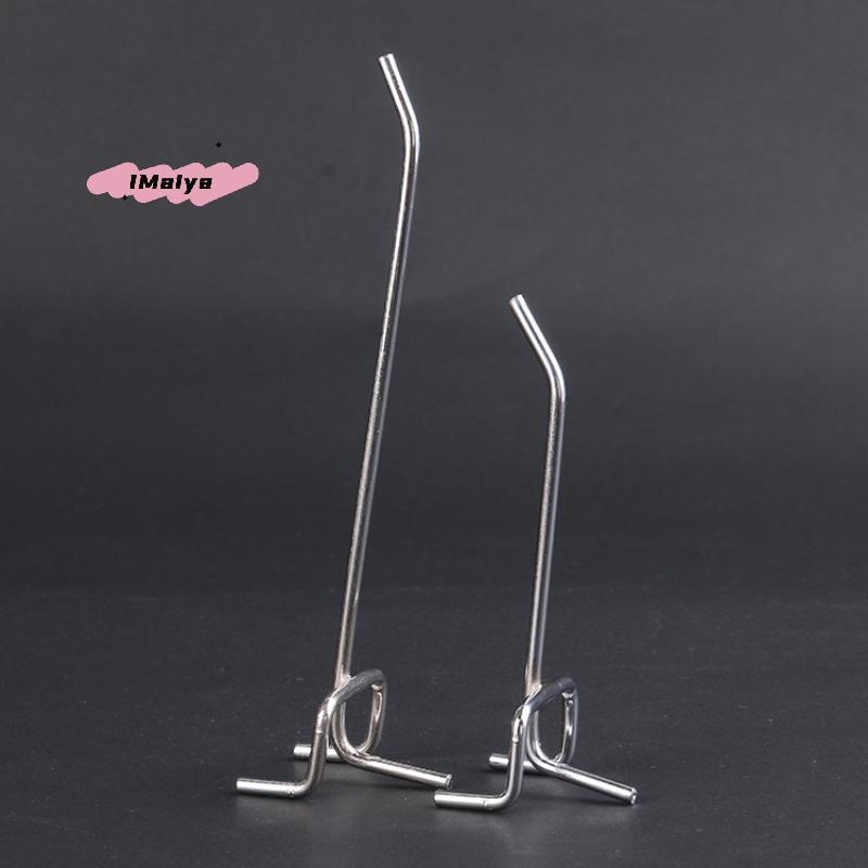 M-5Pcs Metal Universal Mesh Panel Hooks Retail Shop Mesh Stall Hangers Wall Hook Coat Bag Supermarket Shelf Hook