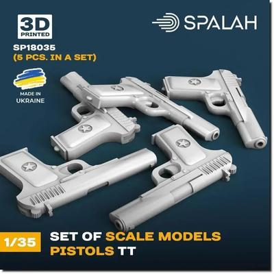 Sparrach Tokarev TT Tabanca Reçine Kiti SPU18035 1/35 5 Parça (Askeri)