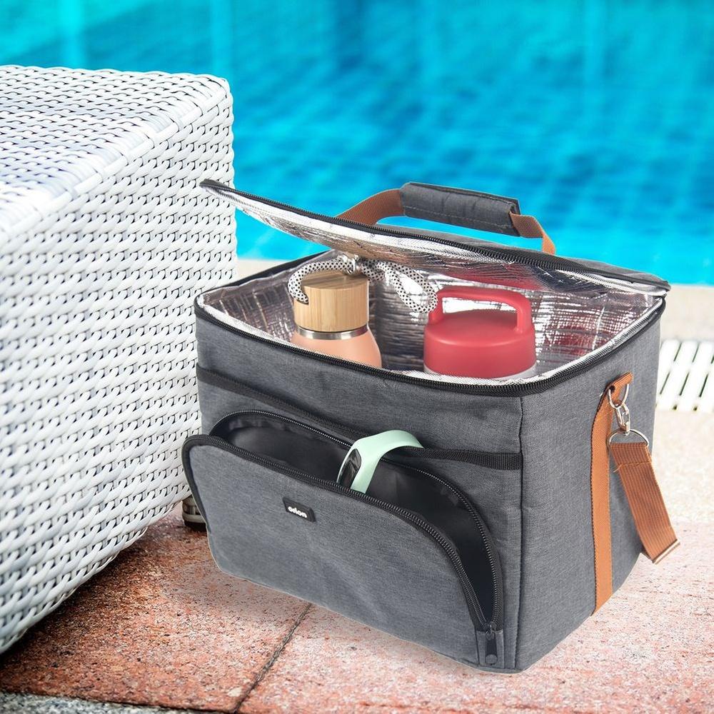 Gray thermal bag 11 l