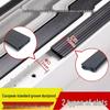 Bandă de etanșare antipraf pentru uși și ferestre din aluminiu, 23 de fante, standard european