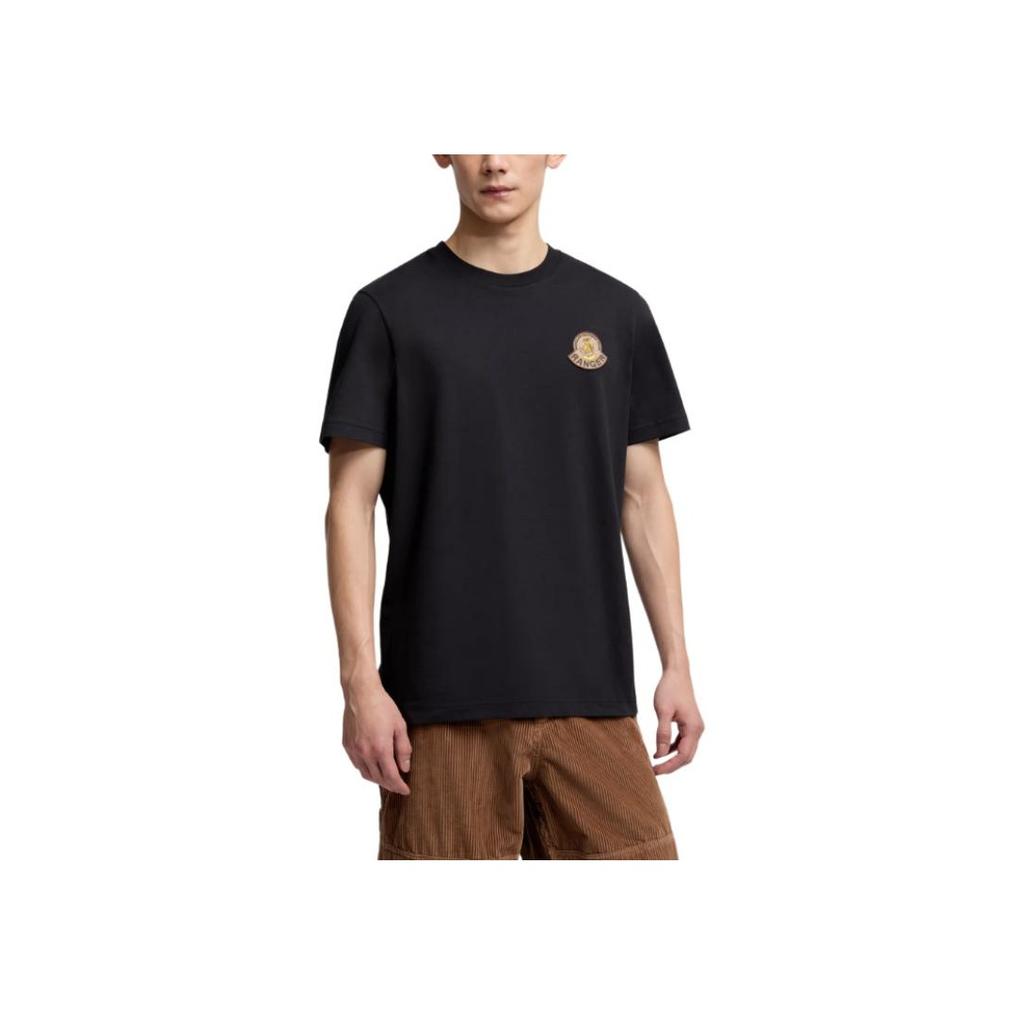 Moncler Mon Duck Logo Cotton T-Shirt Men T-Shirts K20918C0006489AHD999