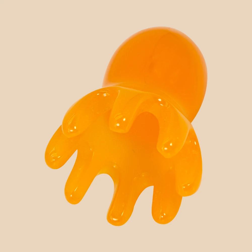 Resin Octopus Comb Cute Head Massager Hair Care Meridian Scraping Scalp Massage Acupuncture SPA Gua Sha Health Massage Tool