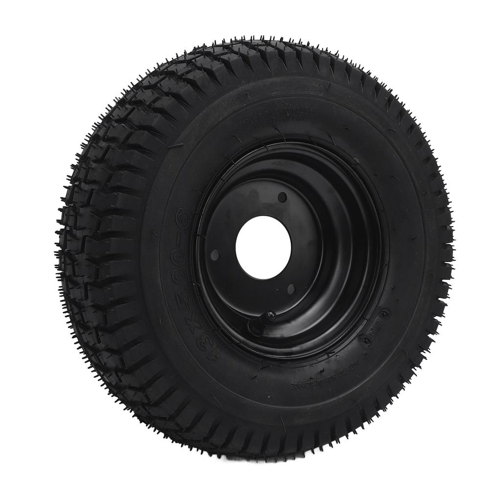13x5.00 6 13 5.00 6 Tire Shockproof Heavy Duty Rubber Tires Anti Slip Tubeless Vacuum Tyre With Black Rims for Go Kart