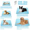 Pet House Ice Silk Cooling Fabric Anti-Slip Edging Soft Quilted Summer Pet Cooling Pad Joint Protection Cooling Pet Cushion