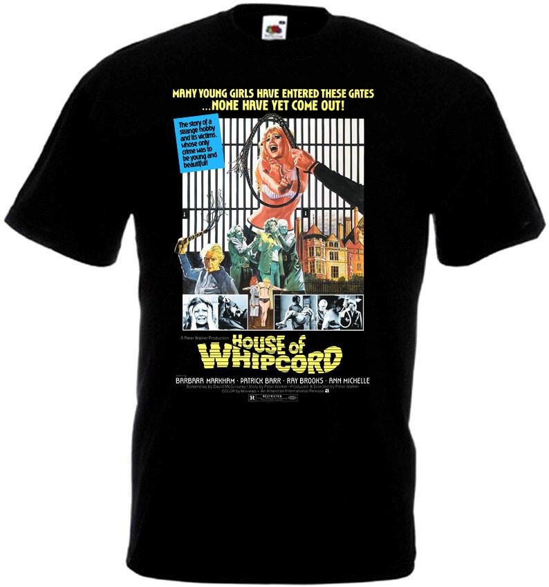 

26 House of Whipcord v1 t-shirt black movie poster all sizes S-5XL Unisex T-Shirt L