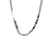 Stainless Steel Gray Color Glass Beaded Choker Necklaces for Women Men Personality Hiphop Necklaces All Saints' Day Jewelry Gift