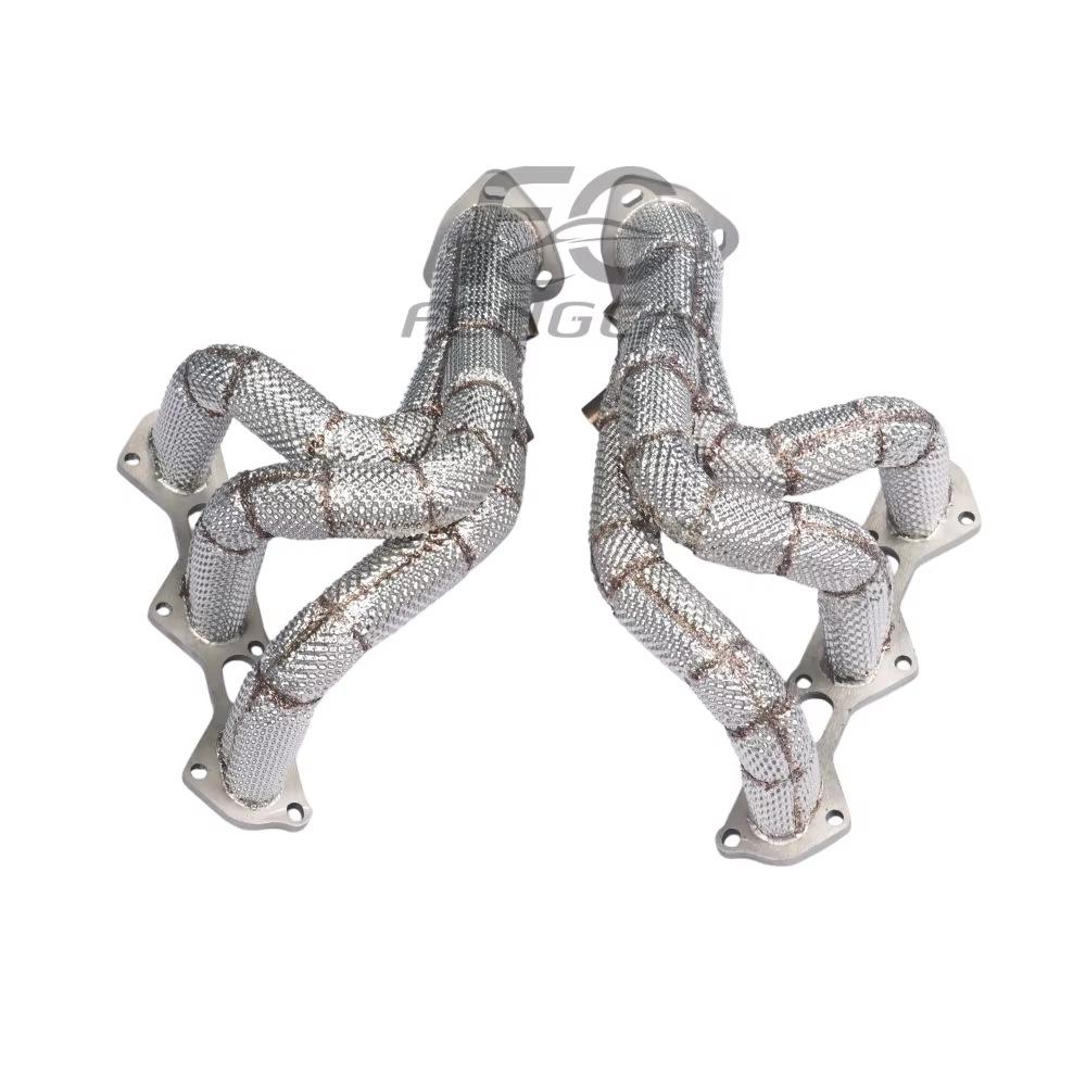 Stainless Steel Exhaust Manifold for Porsche 718 GT4 GTS 4.0L (2020+)