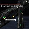 Powerful USB Rechargeable LED Flashlight Tactical Zoom Torch with Power Display Strong Light 100W Camping Emergency Lantern