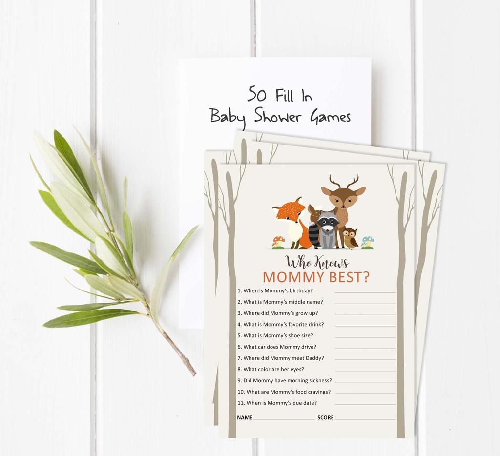 Inkdotpot 50A  Advice CardsA  For Baby Shower Game Gender Neutral Advice For New Mom & Dad Jungle Animals Boy Or GirlA  Party