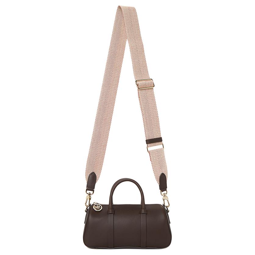 Longchamp Daylong Small Shoulder Crossbody Handbag With Gold Hardware In Mocha Women Handbags 10270HGX002