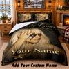 Lady Gaga Custom Name 3Pcs Bedding Set 1 Bed Sheet 2 Pillowcases Bedroom Home Decor
