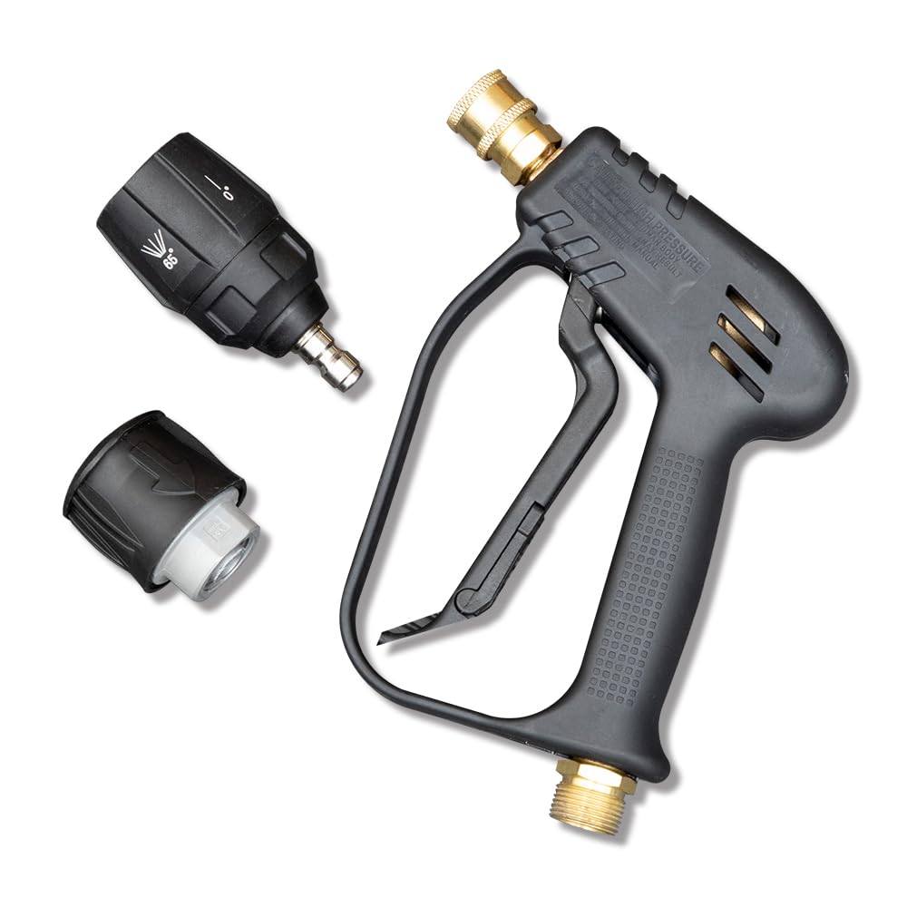 

Car Wash Short Gun with Quick Gun with Compatible Professional Car Car Quick S YOURS (Single Item) [Compatible Kärcher Connect] High-Pressure чёрный