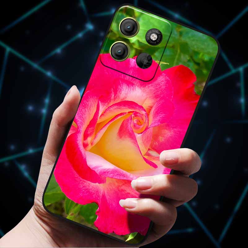 For Moto G15 4G Case Painted Cats Soft Silicone Lovely Back Case for Motorola Moto G15 Power G 15 Phone Cover MotoG15 etui Funda