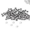 100pcs Cloth Crystal Inlay Rapid 6 7mm Rivets Spots Studs Cap for DIY Leather Craft Decoration