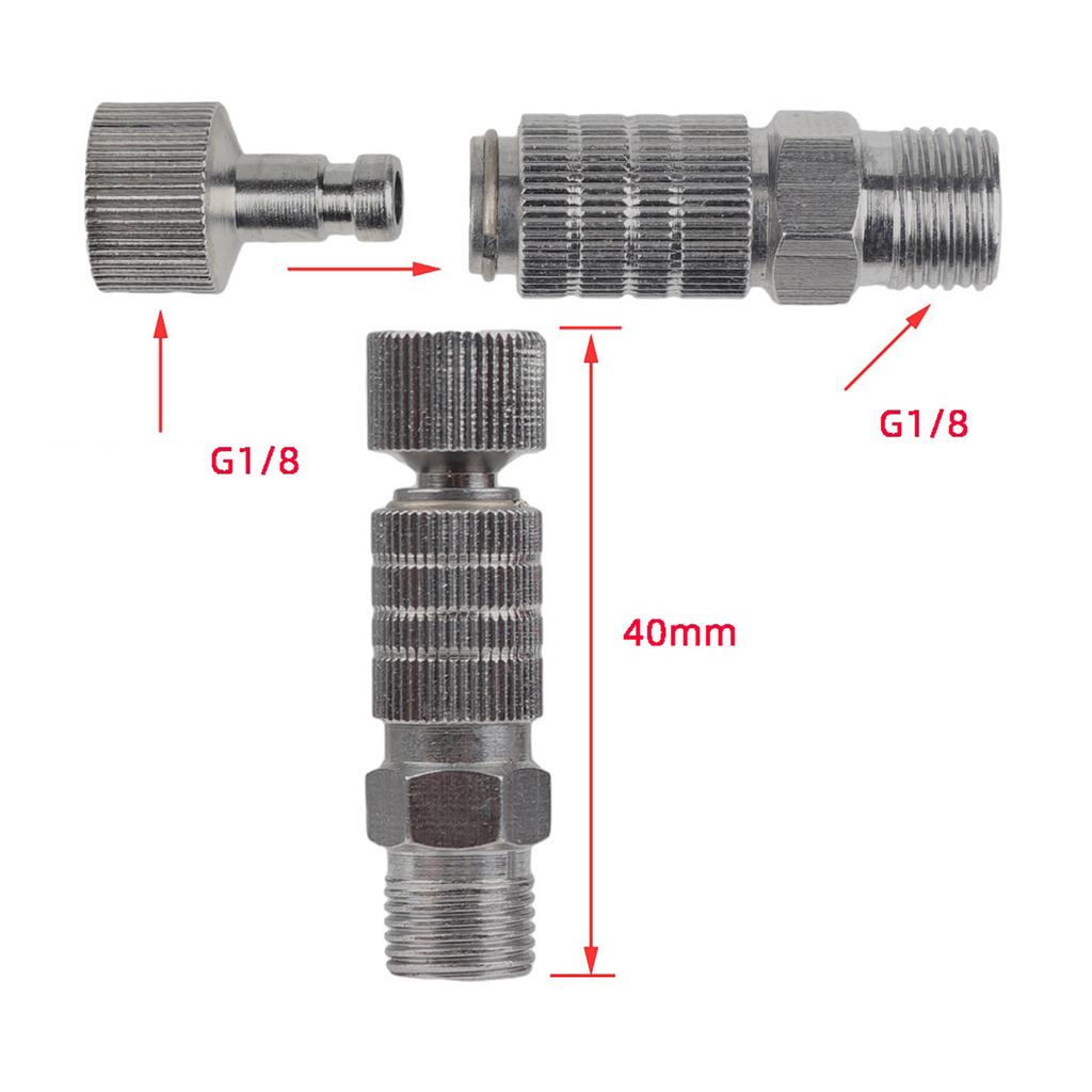 Raccordi Compressore Splitter Aria Compressa 5 Vie - Raccordi 1/4, Acciaio Inox 304, Per Pompe E Utensili Pneumatici Raccordo Pneumatico 5 Vie - Foto 11