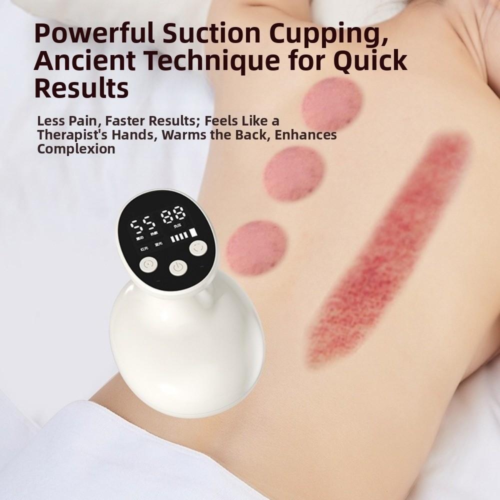 LCD Screen Electric Massage Meridian Brush Guasha Scraping Machine  for Full Body Dredging