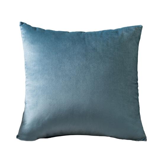 Einfarbige Samt-Kissenhülle, Weiche Plüsch-Kissenhülle, 17,7 x 17,7 Zoll Glatte Samt-Kissenbezug für Sofa, Bett, Büro, Gemütliche Wohnkultur