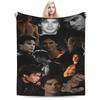 Damon Salvatore Flannel Blankets Winter  Soft Throw Blanket for Girls Boys Bedroom Graphic Bedspread Sofa Bed Cover