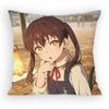 Fire Force Tamaki Kotatsu Pillow Case Sofa Living Room for Bedroom car Headboard Backrest Cushion Square Cushion Nap Time