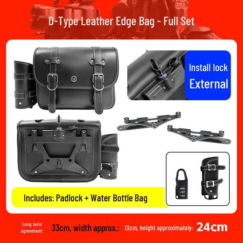 Chunfeng 550CLC Quick-Release Waterproof Motorcycle Saddlebags Panniers